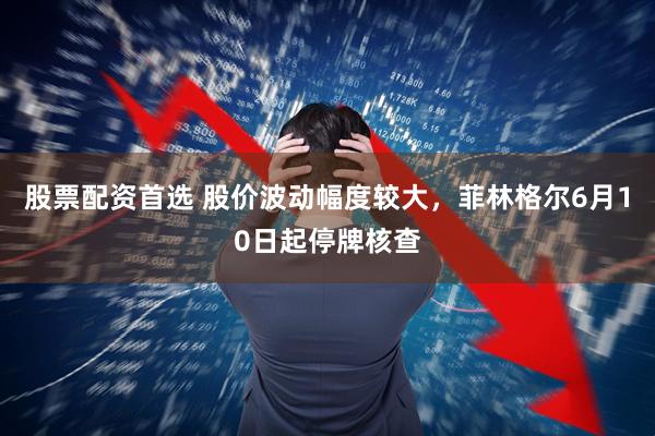 股票配资首选 股价波动幅度较大，菲林格尔6月10日起停牌核查